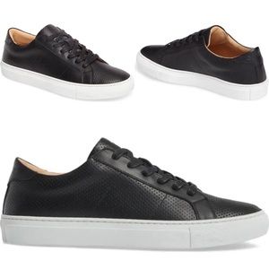 GREATS Women's Royale Perforated Black Sneakers Size 9